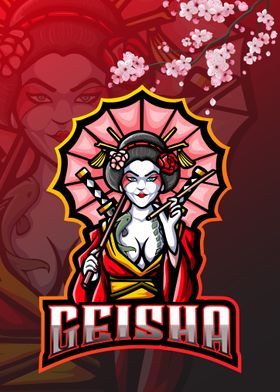 Geisha Japanese posters