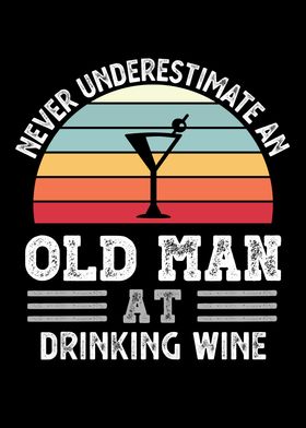 Old Man at Drinking Wine