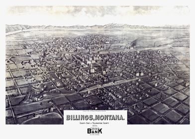 Map of Billings  Montana 