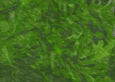 Abstract Foliage Green