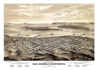 Map San Diego California