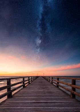 Sunset dock