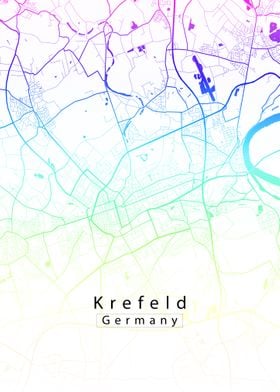 Krefeld City Map