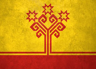 Flag of Chuvashia on Wall