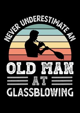 Old Man at Glassblowing