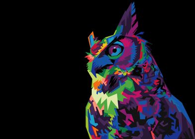 Colorful Owl Illustration