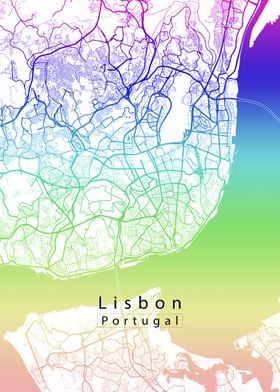 Lisbon City Map