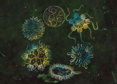 Human viruses and microbes