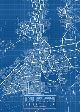 Valencia Map Blueprint