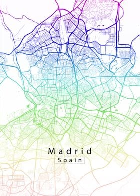 Madrid City Map