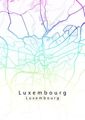 Luxembourg City Map