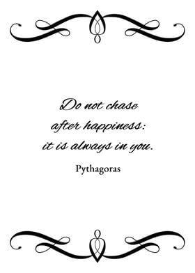 Do Not Chase Happiness