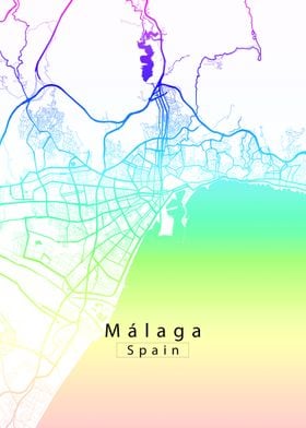 Malaga City Map