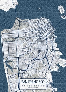 San Francisco Map Coastal