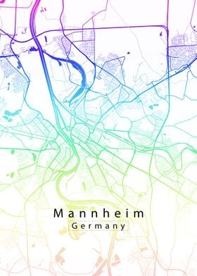 Mannheim City Map