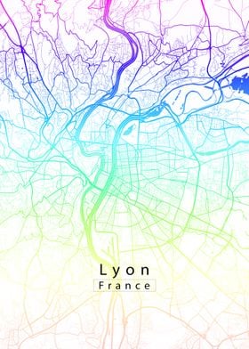 Lyon City Map