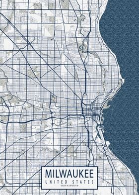 Milwaukee Map Coastal