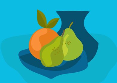 Still Life Fruit Pears