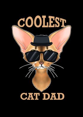 Coolest Abyssinian Cat Dad