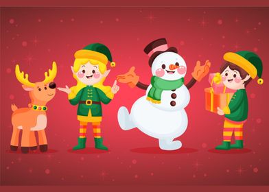 Funny Christmas Characters