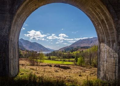 Loch Shiel through an arch