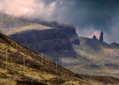 Clouds over Storr