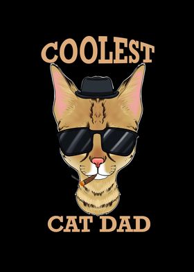 Coolest Savannah Cat Dad