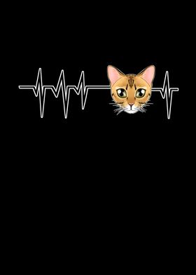 Cat Heartbeat I Bengal Cat