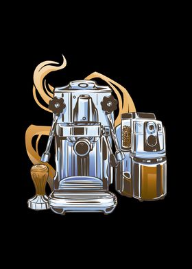 Espresso coffee machine