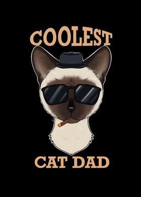 Coolest Siamese Cat Dad