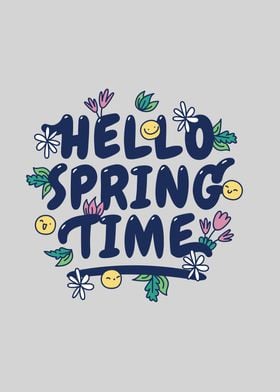 Spring time flowers quote