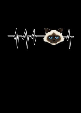 Cat Heartbeat I Birman Cat