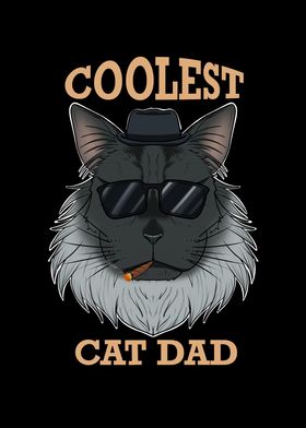 Coolest Maine Coon Cat Dad