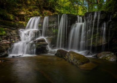 Clydach River waterfall