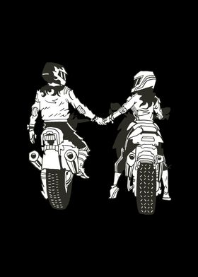 Motorcycle couple 