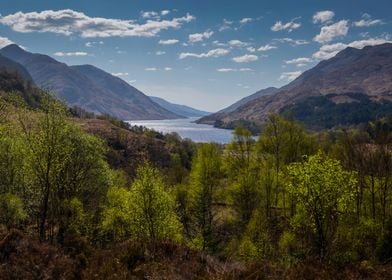 Loch Shiel in Scotland