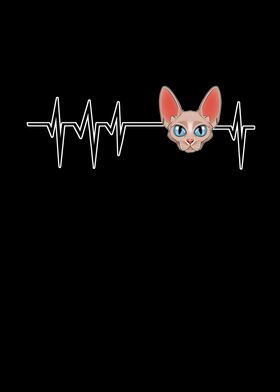 Cat Heartbeat I Sphynx Cat