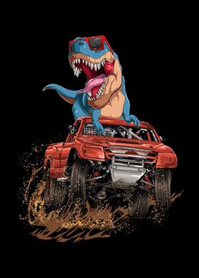 Trex Monster Truck' Poster by professionaldesigns | Displate Trex Monster Truck' Poster by professionaldesigns | Displate