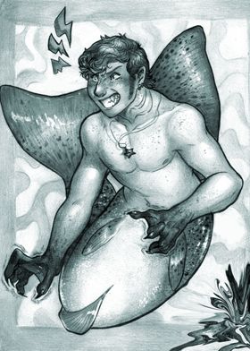 Angry Merman Boy