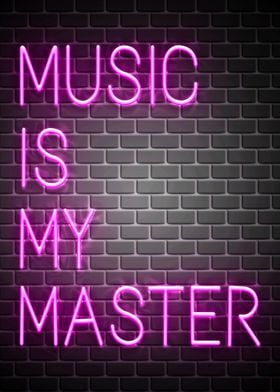 Musical neon quotes