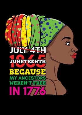 My Ancestors Proud Black