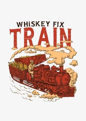 Funny whiskey fix train