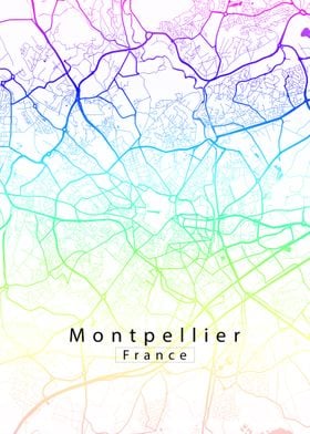 Montpellier City Map