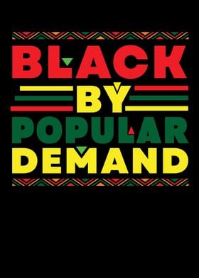 Black Popular Proud Black