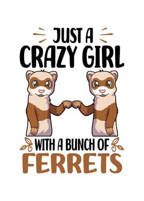 Cute Ferret Ferrets Gifts