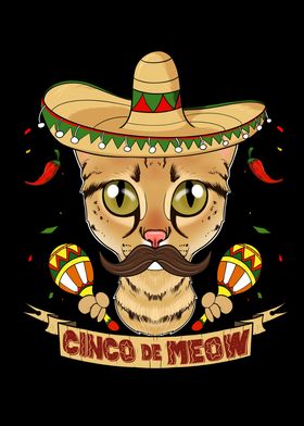 Cinco de Mayo Savannah Cat