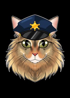 Police Siberian Cat