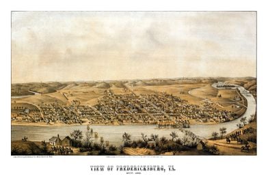 fredericksburg map