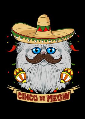 Cinco de Mayo Persian Cat