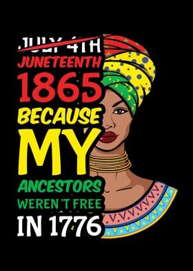 Ancestors Proud Black